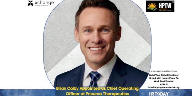 Brian Colby Appointed as Chief Operating Officer at Pneuma Therapeutics