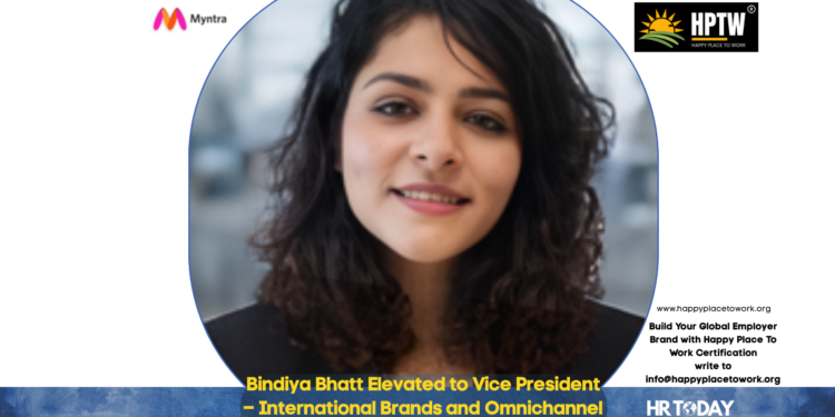 Bindiya Bhatt Elevated to Vice President – International Brands and Omnichannel at Myntra