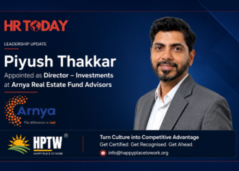 Arnya Real Estate Fund Advisors Strengthens Leadership Team with Appointment of Piyush Thakkar as Director – Investments