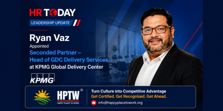 Ryan Vaz Appointed Seconded Partner – Head of GDC Delivery Services at KPMG Global Delivery Center