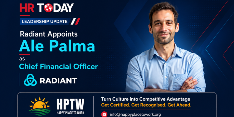 Radiant Appoints Ale Palma as Chief Financial Officer