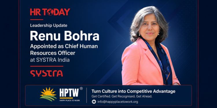 Renu Bohra Appointed as Chief Human Resources Officer at SYSTRA India