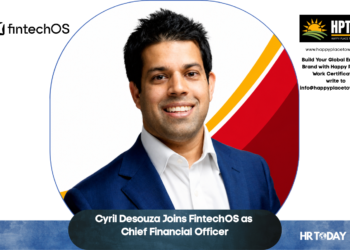 Cyril Desouza Joins FintechOS as Chief Financial Officer