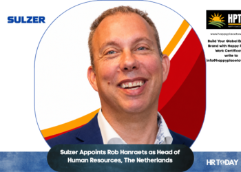 Sulzer Appoints Rob Hanraets as Head of Human Resources, The Netherlands