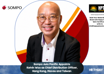 Sompo Asia Pacific Appoints Kelvin Woo as Chief Distribution Officer, Hong Kong, Macau and Taiwan