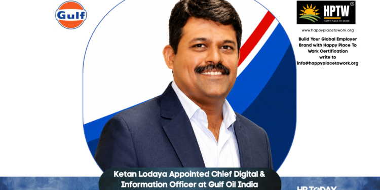 Ketan Lodaya Appointed Chief Digital & Information Officer at Gulf Oil India