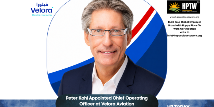 Peter Kohl Appointed Chief Operating Officer at Velora Aviation