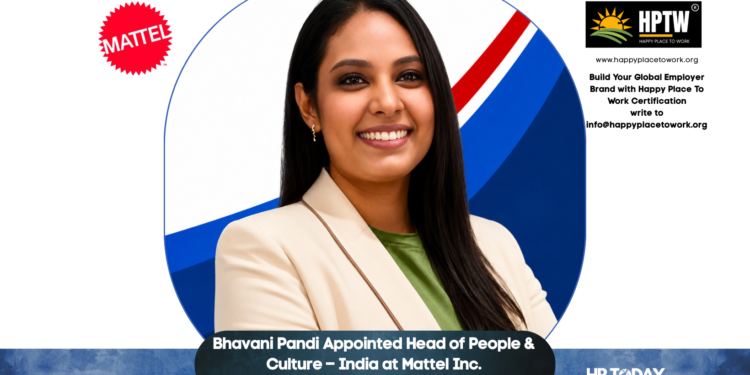 Bhavani Pandi Appointed Head of People & Culture – India at Mattel Inc.