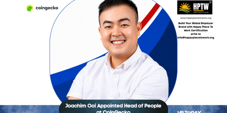 Joachim Ooi Appointed Head of People at CoinGecko
