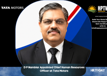 D P Nambiar Appointed Chief Human Resources Officer at Tata Motors