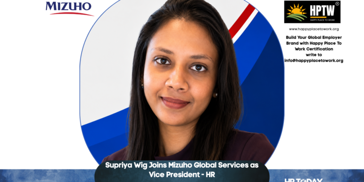 Supriya Wig Joins Mizuho Global Services as Vice President - HR