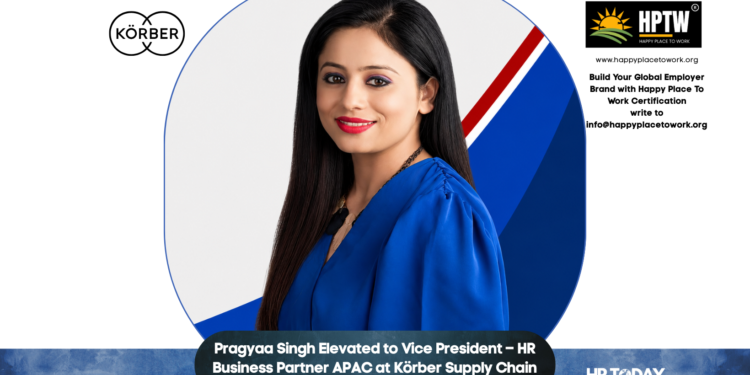 Pragyaa Singh Elevated to Vice President – HR Business Partner APAC at Körber Supply Chain