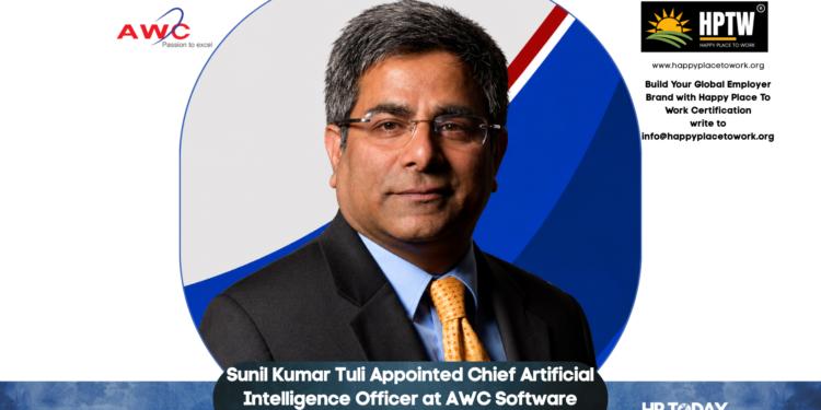 Sunil Kumar Tuli Appointed Chief Artificial Intelligence Officer at AWC Software