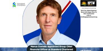 Manus Costello Appointed Group Chief Financial Officer at Standard Chartered