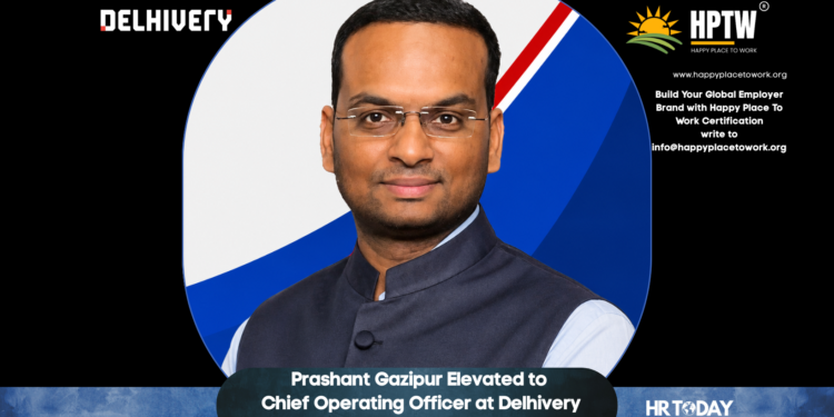 Prashant Gazipur Elevated to Chief Operating Officer at Delhivery