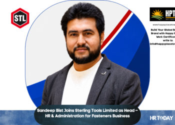 Sandeep Bist Joins Sterling Tools Limited as Head – HR & Administration for Fasteners Business