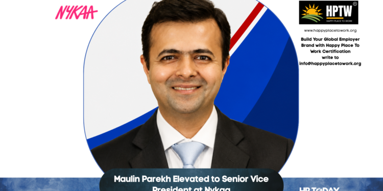 Maulin Parekh Elevated to Senior Vice President at Nykaa
