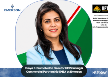 Punya P. Promoted to Director HR Planning & Commercial Partnership EMEA at Emerson
