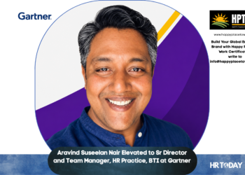 Aravind Suseelan Nair Elevated to Sr Director and Team Manager, HR Practice, BTI at Gartner