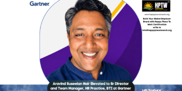 Aravind Suseelan Nair Elevated to Sr Director and Team Manager, HR Practice, BTI at Gartner