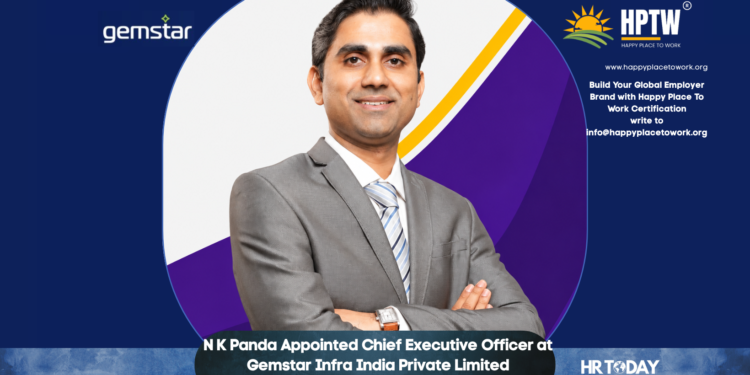 N K Panda Appointed Chief Executive Officer at Gemstar Infra India Private Limited