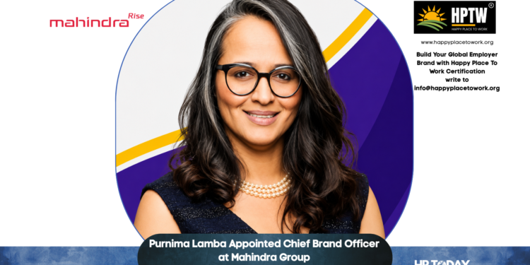 Purnima Lamba Appointed Chief Brand Officer at Mahindra Group