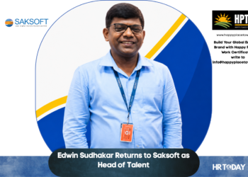 Edwin Sudhakar Returns to Saksoft as Head of Talent