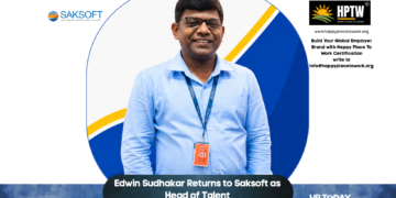 Edwin Sudhakar Returns to Saksoft as Head of Talent