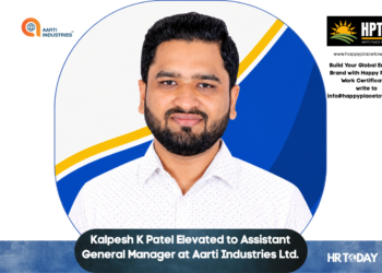 Kalpesh K Patel Elevated to Assistant General Manager at Aarti Industries Ltd.