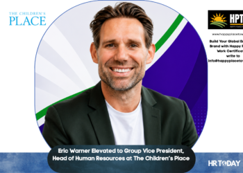 Eric Warner Elevated to Group Vice President, Head of Human Resources at The Children’s Place