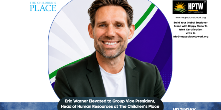 Eric Warner Elevated to Group Vice President, Head of Human Resources at The Children’s Place