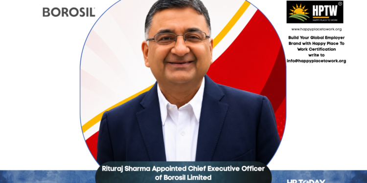 Rituraj Sharma Appointed Chief Executive Officer of Borosil Limited