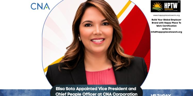 Elisa Soto Appointed Vice President and Chief People Officer at CNA Corporation