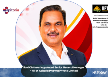 Ravi Chittuluri Appointed Senior General Manager – HR at Apitoria Pharma Private Limited