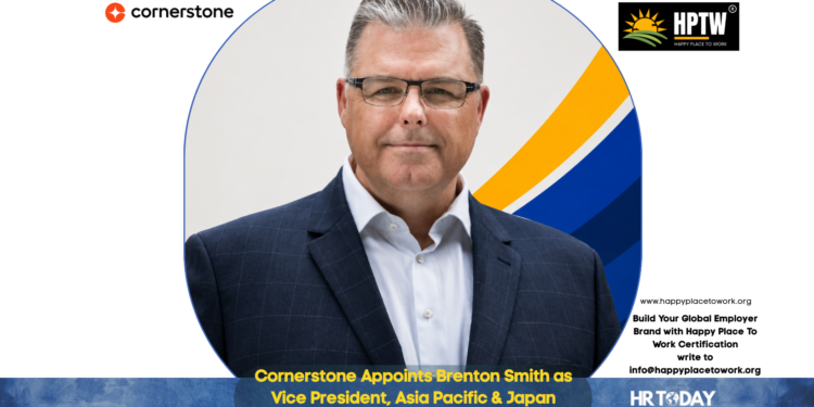Cornerstone Appoints Brenton Smith as Vice President, Asia Pacific & Japan