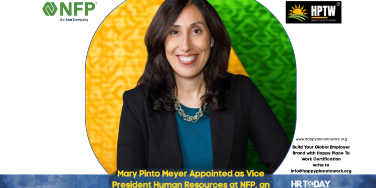 Mary Pinto Meyer Appointed as Vice President Human Resources at NFP, an Aon company