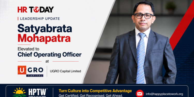 Satyabrata Mohapatra Elevated to Chief Operating Officer at UGRO Capital Limited