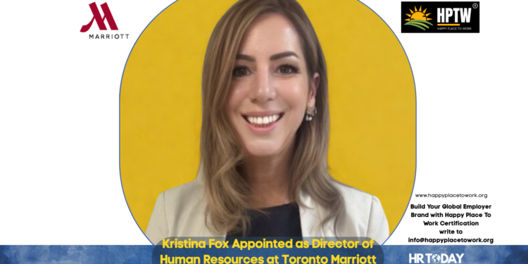 Kristina Fox Appointed as Director of Human Resources at Toronto Marriott City Centre