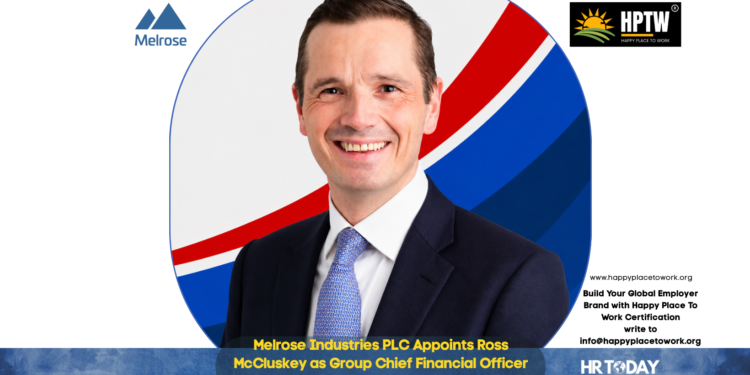 Melrose Industries PLC Appoints Ross McCluskey as Group Chief Financial Officer