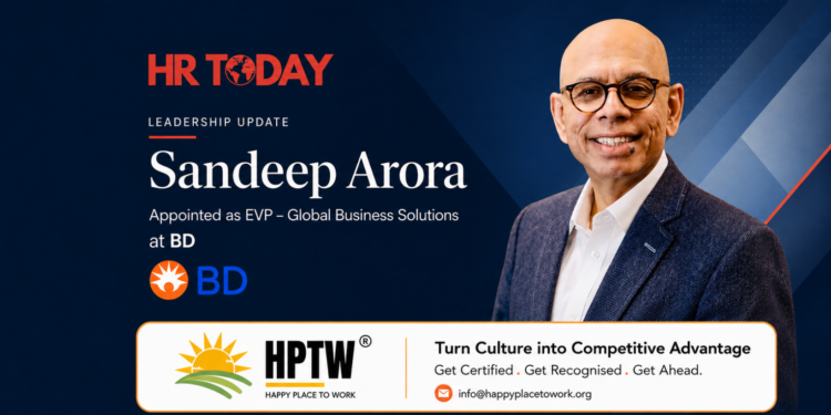 Sandeep Arora Appointed as EVP – Global Business Solutions at BD