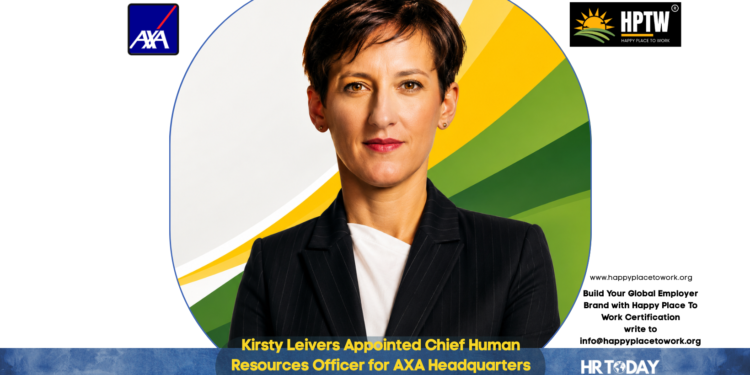 Kirsty Leivers Appointed Chief Human Resources Officer for AXA Headquarters