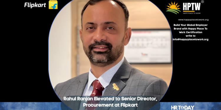 Rahul Ranjan Elevated to Senior Director, Procurement at Flipkart