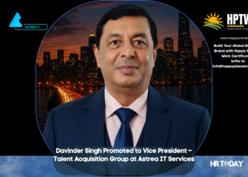 Davinder Singh Promoted to Vice President – Talent Acquisition Group at Astrea IT Services