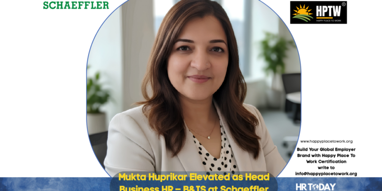 Mukta Huprikar Elevated as Head Business HR – B&IS at Schaeffler