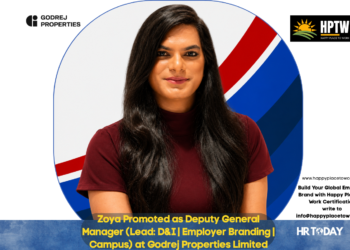 Zoya Promoted as Deputy General Manager (Lead: D&I | Employer Branding | Campus) at Godrej Properties Limited