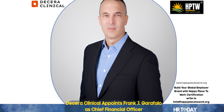 Decera Clinical Appoints Frank J. Garafalo as Chief Financial Officer