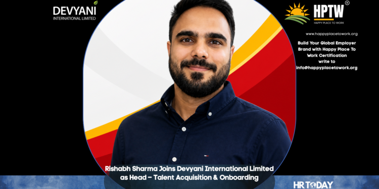 Rishabh Sharma Joins Devyani International Limited as Head – Talent Acquisition & Onboarding