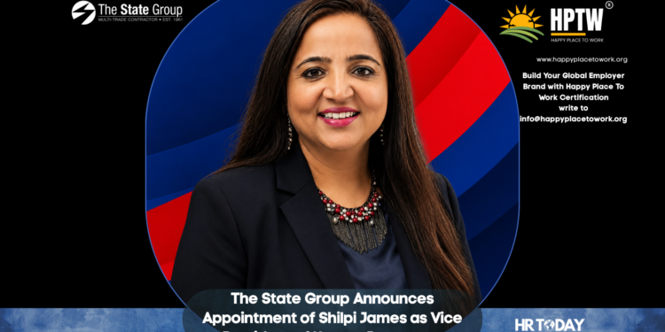 The State Group Announces Appointment of Shilpi James as Vice President of Human Resources