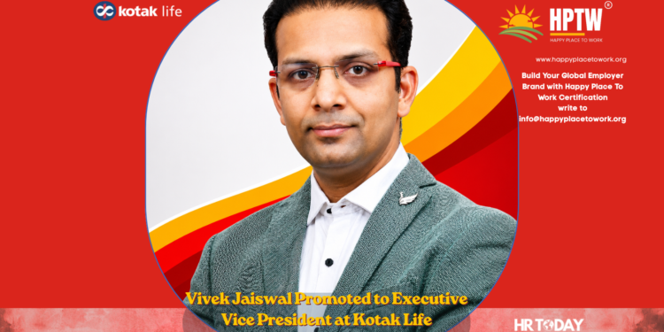 Vivek Jaiswal Promoted to Executive Vice President at Kotak Life