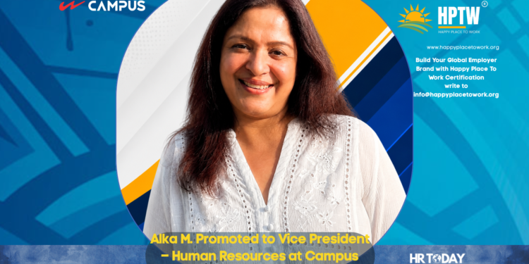 Alka M. Promoted to Vice President – Human Resources at Campus Activewear Ltd